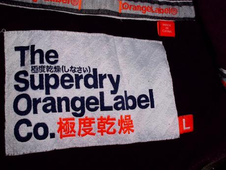 Bordovo čierny melír hrubšia, superdry,l