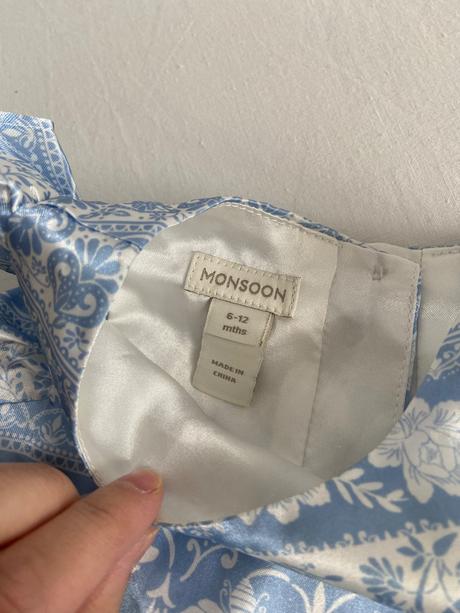 Monsoon sviatočné šatičky 68/74, monsoon,68
