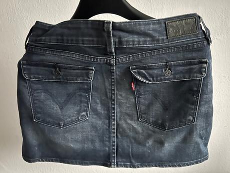 Levis riflova minisukna sukna tmavomodra, levis,m