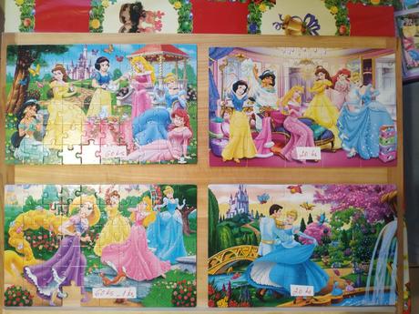 Puzzle disney princess 4 in 1,