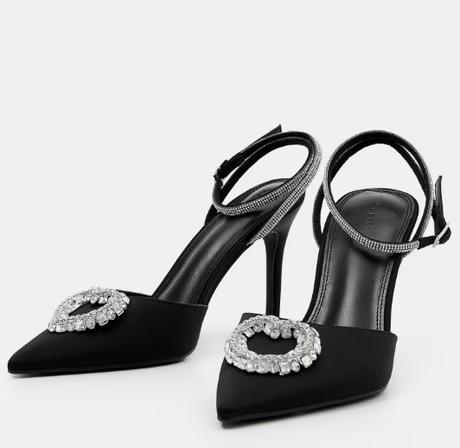 Lodičky so štrasovou ozdobou, mohito,40