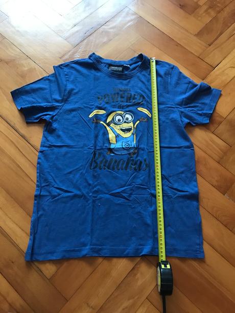 Modré tričko minions, l