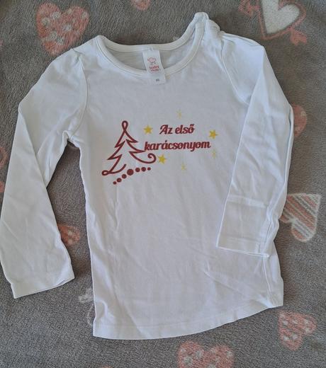 Vianočné tričko, baby club,86