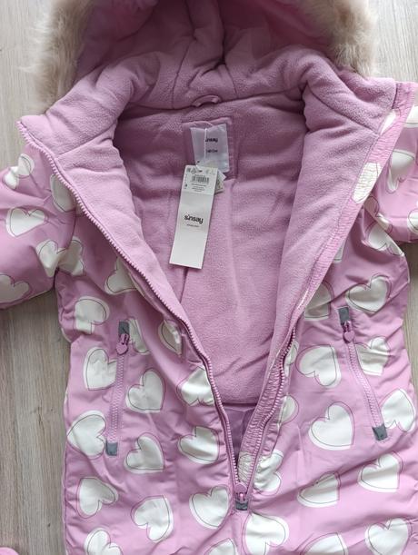 Dievčenský zimný overal/kombinéza - veľkosť 140, sinsay,140