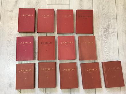 Knihy j. v. stalin spisy 1949-1953- 13 ks, 