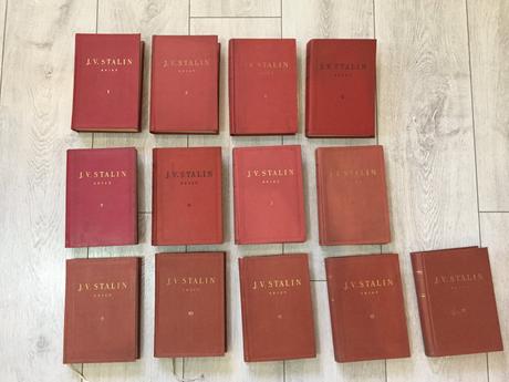 Knihy j. v. stalin spisy 1949-1953- 13 ks, 