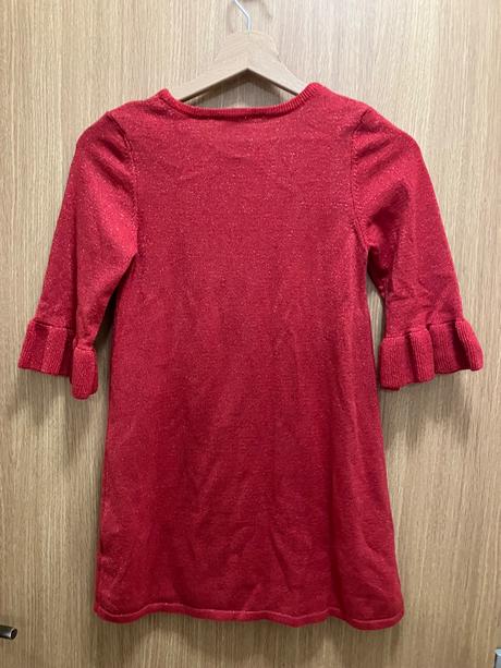 Trblietave upletove šaty, h&m,140