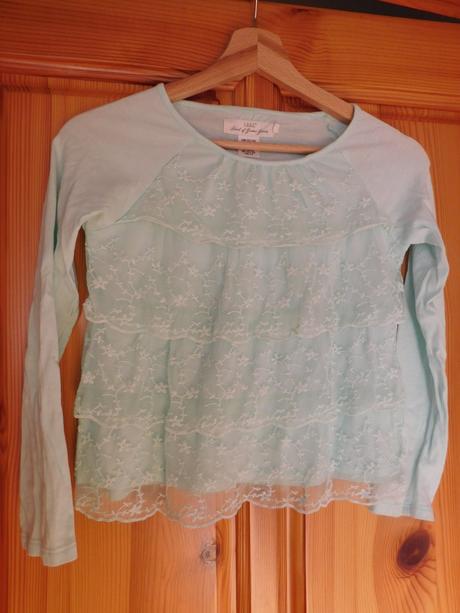 Tričko s volánmi, h&m,128