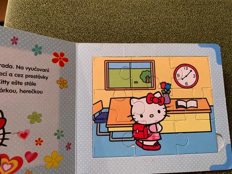 Puzzle knižka hello kitty, 