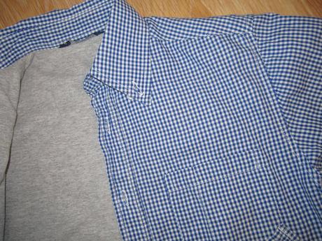 Zateplená košeľa--116/122, 122