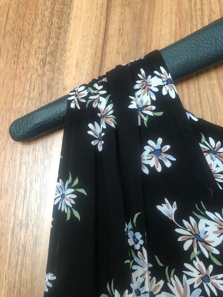 Čierne kvetinové šaty mng, mango,xl