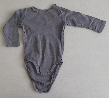 Body tmavo-sivé h&m 74, h&m,74