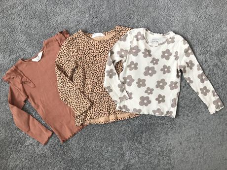 3 tričká v.110/116, h&m,110
