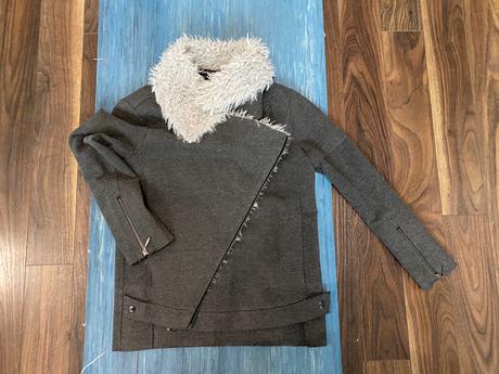 Afunguard kabátik / bunda/ sako , sivý z filcu, l