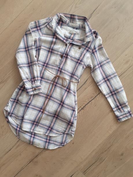 Kockovana kosela / tunika, h&m,122