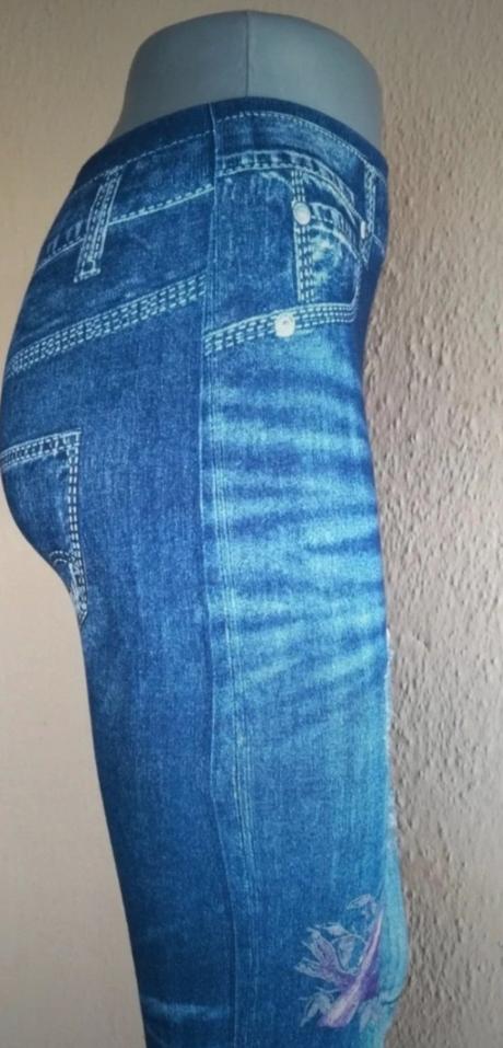 Legíny džínsový vzhľad, s/m, m / s