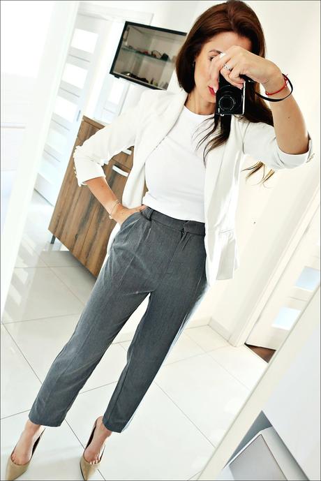 Šedé nohavice amisu, amisu,xs