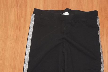 Bavlnené nohavice s lampasmi, 140