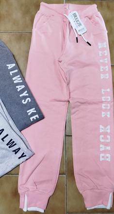 Dievčenské bavlnené tepláky breeze, 122 - 176