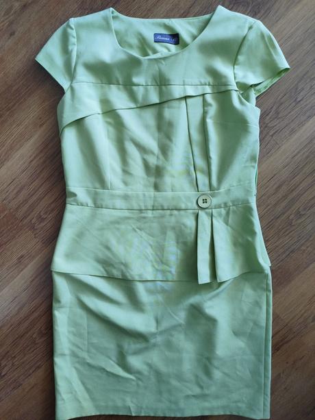 Zelené elegantné saty, 42