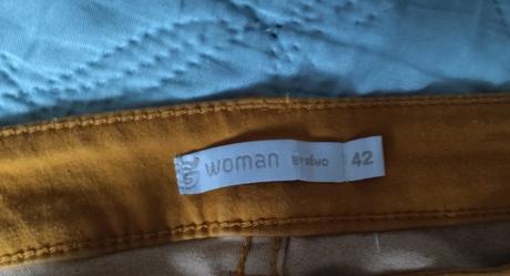 Horčicové nohavice, xl