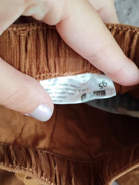 Menčestrové nohavičky, ergee,56