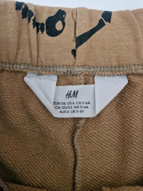 Šortky, h&m,116