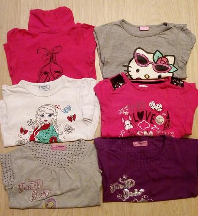 Dievčenské pulóvre a rolák v. 110 - 116, 104–116