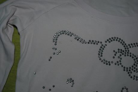 Tričko s dlhým rukávom hello kitty, h&m,140