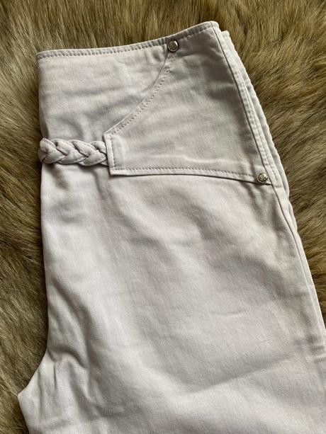 Roberto cavalli - bledofialové nohavice, s