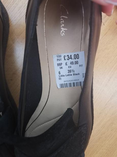 Topánky kožené, clarks,39