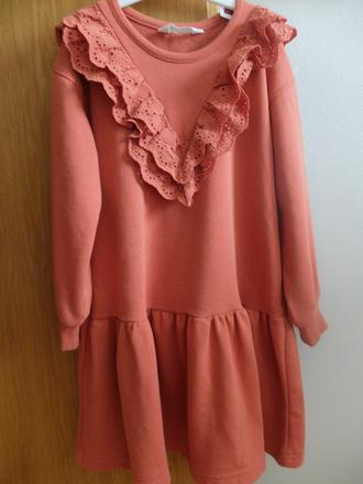 Mikinové šaty 122/128, h&m,122