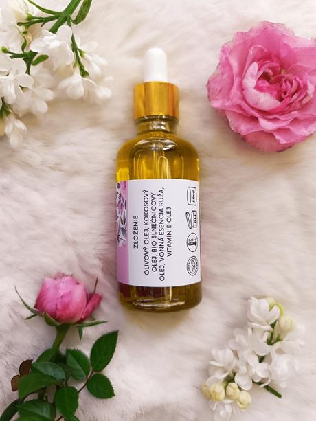 Luhovaný telový olej ruža - 50ml/60ml,