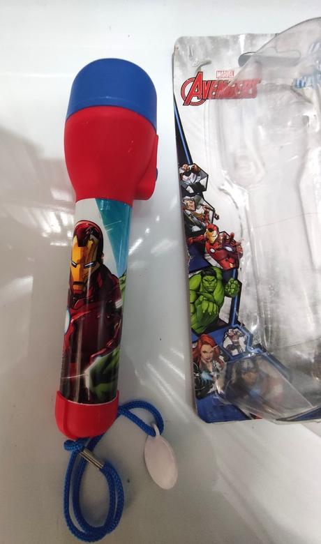 Marvel avengers veľká led baterka kids euroswan,