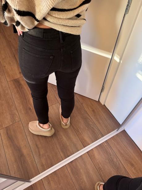 H&m čierne rifle, h&m,s