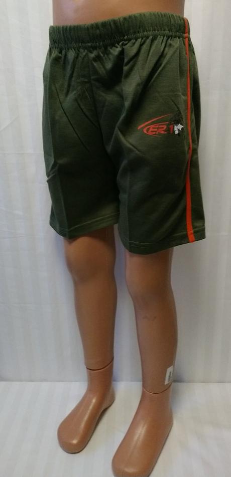 Chlapč. olivové šortky šport, era fashion, 128, 128