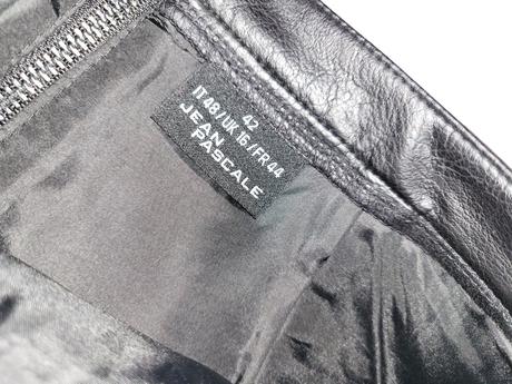 Koženková sukňa jean pascale, 42