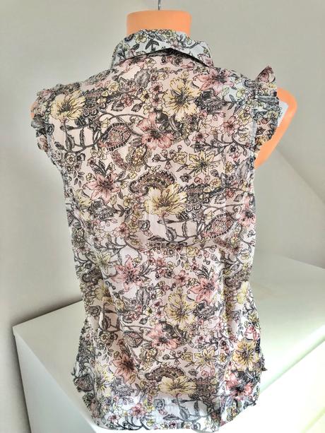 Kvetinkova bluzka, mango,s