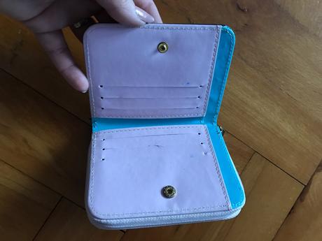 Modrá peňaženka - menšia,