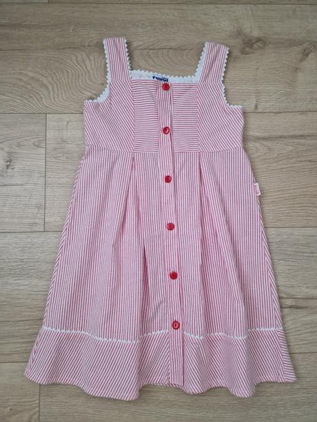 Nové šaty pásiky 122/128, tulec trend, tulec trend,128