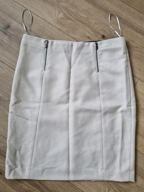 Krémová hrubšia sukňa  reserved veľ. 42, reserved,42