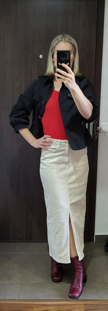 Denimová sukňa, tesco,m