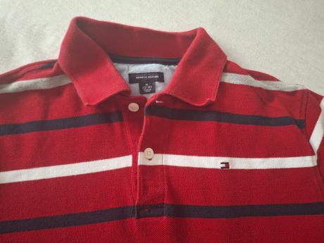 Tričko s golierom tommy hilfiger - veľmi  dobrý st, tommy hilfiger,152