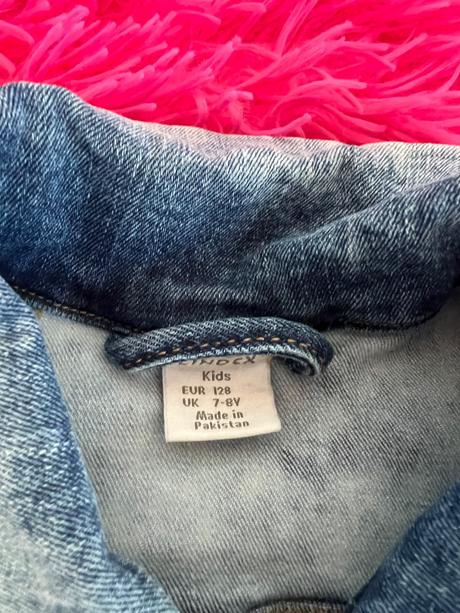 Riflová bunda, lindex,128