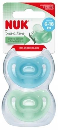 Nuk 736433 sensitive boy 6-18m, 2ks, nuk