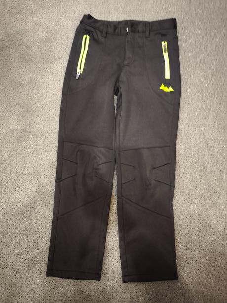 Softshellove zateplene nohavice, 134