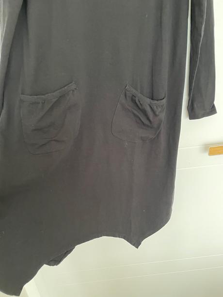 Čierne bavlnené saty, bonprix,42