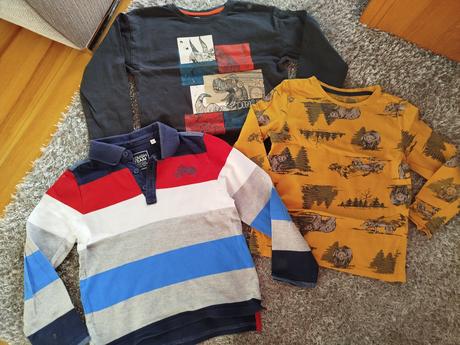 Tričko s dlhým rukávom, c&a,122