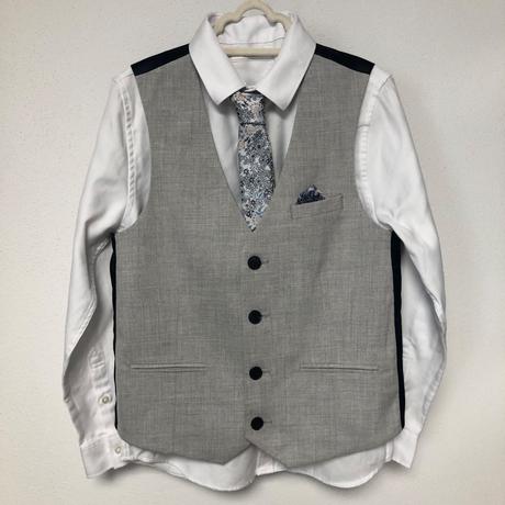 Košeľa, vesta, kravata chlapčenská next č.134,8-9r, next,134