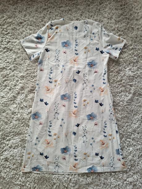 Biele tehotenské šaty m, 38